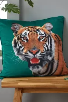 Image of 'Velvet Tiger' Cushion