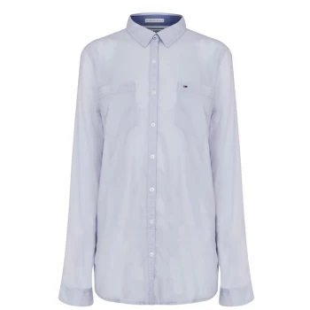 Image of Tommy Jeans Original Lightweight Shirt - Halogn Blue 452