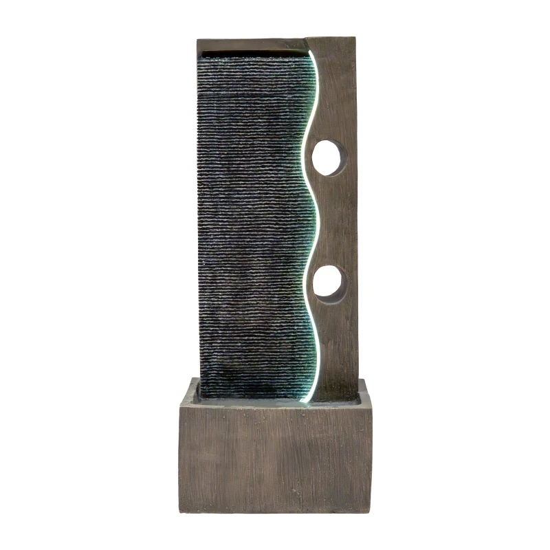 Image of Monstershop Electric Water Feature - Harmony Falls in Grey Grey Unisex