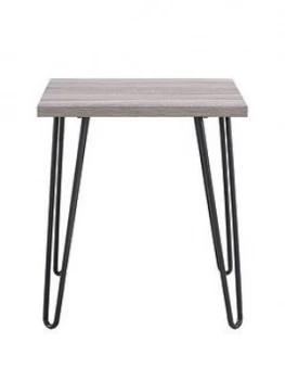 Image of Owen Side Table - Grey Oak Effect