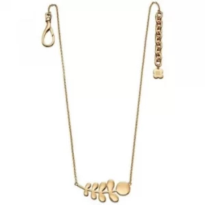 Image of Ladies Orla Kiely Gold Plated Necklace