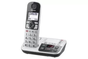 Image of Panasonic KX-TGE520GS telephone DECT telephone Black, Silver Caller ID