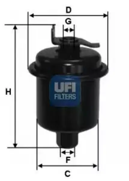 Image of UFI 31.621.00 Fuel Filter Petrol