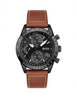 Image of Hugo Boss Pilot Edition 1513851 Men Strap Watch