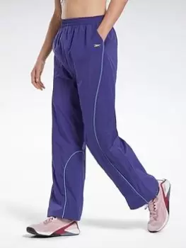 Image of Reebok Les Mills Woven Joggers - Purple, Purple, Size XL, Women