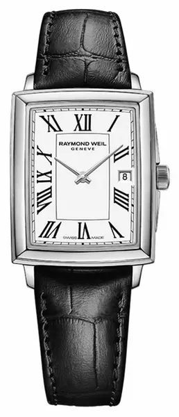 Image of Raymond Weil 5925-STC-00300 Womens Toccata Black Leather Watch