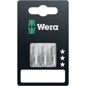 Image of Wera 840/1 Z Set SB SiS Hex bit 4 mm, 5 mm, 6mm Tool steel alloyed, hardened D 6.3 3 pc(s)