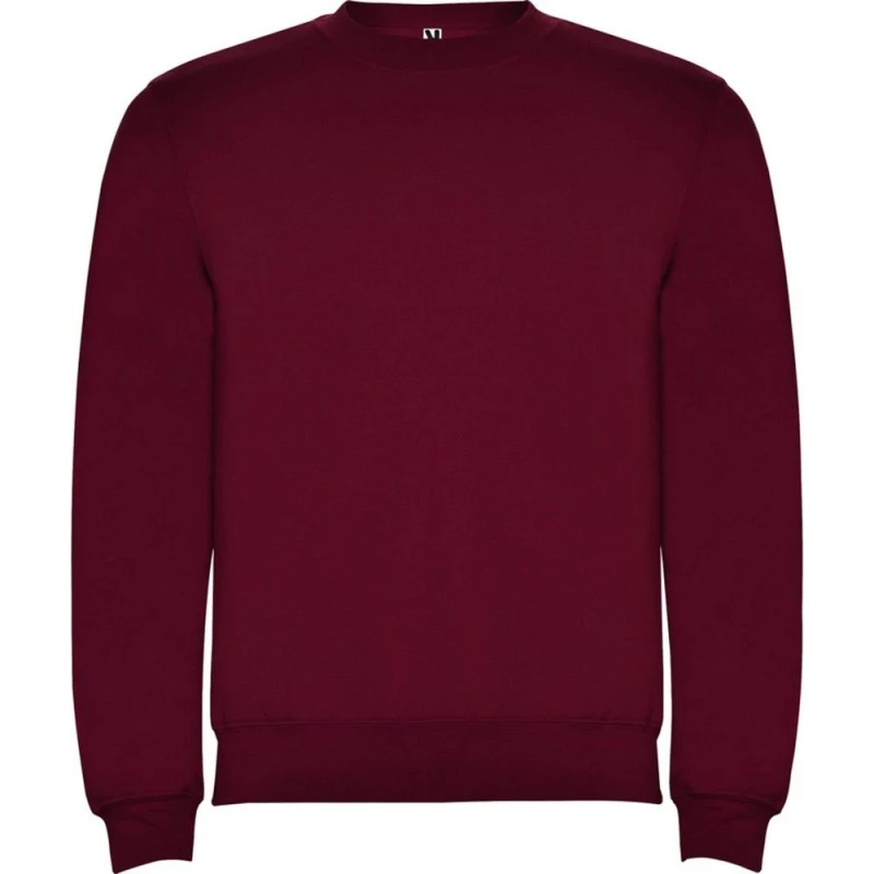 Image of ROLY ROLY Men Clasica Crew Neck Sweatshirt in Dark Red Size: X-Small Dark Red XS Male 5063527646989