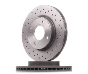 Image of BREMBO Brake disc FORD 09.A968.2X 1523795,1535924,1546835 Brake rotor,Brake discs,Brake rotors 1679853,1892667,1892668,2017682,8V511125AA,8V511125AB
