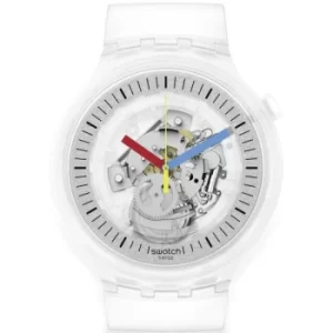 Image of Unisex Swatch Clearly Bold Clear Watch