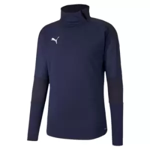 Image of Puma TF21 Zip Fleece Mens - Blue