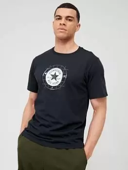 Image of Converse Chuck Future Utility Bold Graphic Short Sleeve Tee - Black, Size L, Men