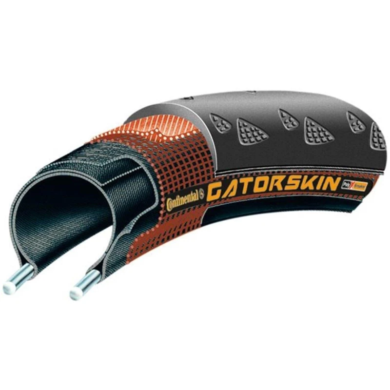 Image of Continental Gator Hardshell 700C Duraskin Folding Road Tyre Black unisex 25mm