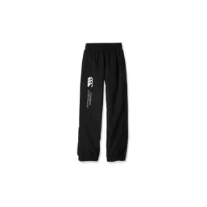Image of Canterbury Unisex Adult Cuffed Ankle Tracksuit Bottoms (S) (Black/White)