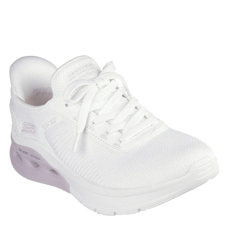 Image of Skechers Womens Bobs Arc Waves Runners White female 4 (37)