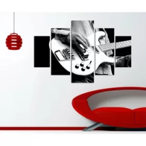 Image of ST075 Multicolor Decorative MDF Painting (5 Pieces)