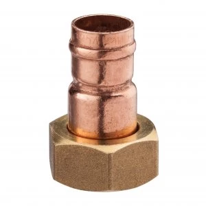 Image of Wickes Solder Ring Tube Adaptor - 19 x 22mm