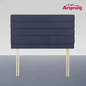 Image of Airsprung Chelwood Small Double Linoso Headboard - Midnight Blue