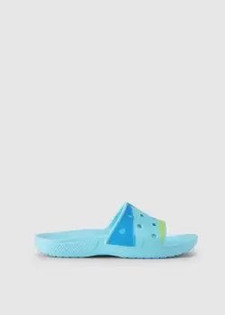 Image of Crocs Womens Digital Dopamine Ombre Slide In Arctic Multi