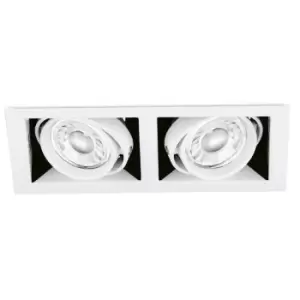 Image of Aurora Enlite Adjustable IP20 Non-Integrated Downlight Matt White - EN-MGU102MW