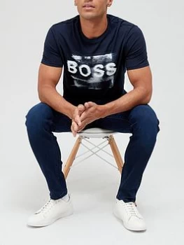 Image of Hugo Boss TLogo T-Shirt Navy Size L Men