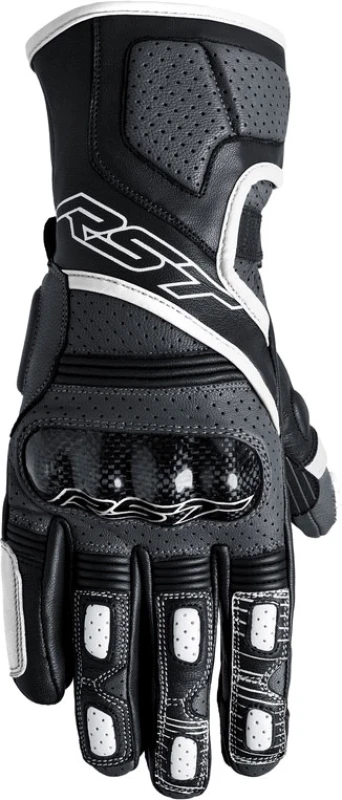 Image of RST Fulcrum Gloves Grey White Black Size 10