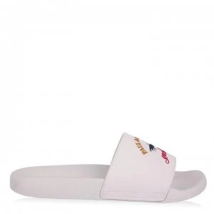 Image of Paul And Shark Crew Martello Lth Sliders - White