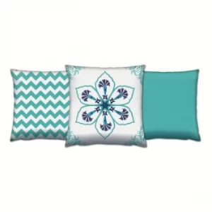 Image of AC-4429-4679-4430 Multicolor Cushion Set (3 Pieces)