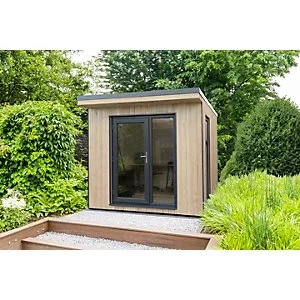 Image of Forest Garden Xtend 2.54 x 2.9m Insulated Garden Office with 1/4 Window including Installation