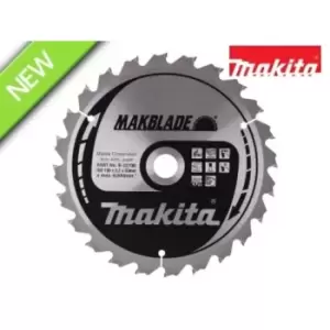 Image of Makita B-32708 Makblade Mitre Saw Blade 190 X 20mm X 24T