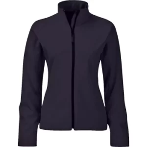 Image of SSJL260 Womens Medium Navy Soft Shell Jacket