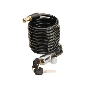 Image of ABUS Mechanical 1950/120 Recoil Keyed Cable Lock Black 120cm x 7mm