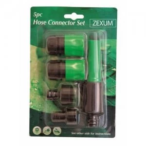 Image of Zexum 5 Piece Hose Connector Set