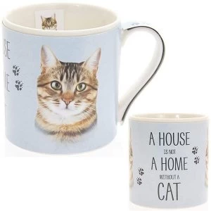 Image of Fine China Tabby Cat Mug By Lesser & Pavey