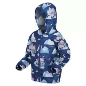 Image of Regatta Peppa Pig Waterproof Pack-It Jacket - SpceBlu/Arct