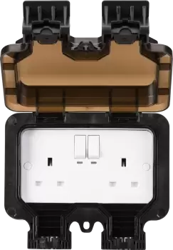 Image of Smart 13A 2G Outdoor Socket 230V IP66 W