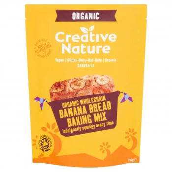 Image of Creative Nature Wholegrain Banana Bread Mix - 250g