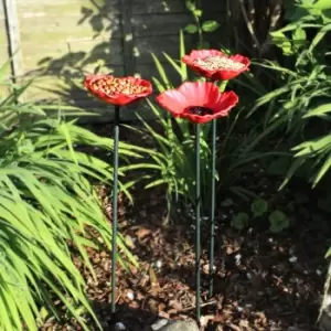Image of Nature's Market 8pc Poppy Bird Feeders
