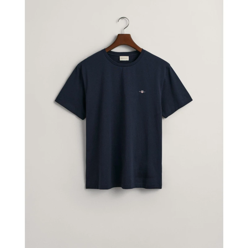 Image of Gant Regular Fit Shield T-Shirt - Blue Blue 4XL
