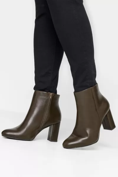 Image of LIMITED COLLECTION Heeled Ankle Boots In Extra Wide EEE Fit
