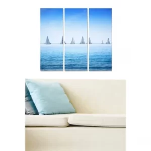 Image of MDF183709511 Multicolor Decorative MDF Painting (3 Pieces)