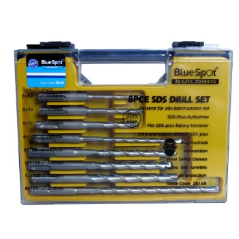 Image of Bluespot - 20168 8 Piece SDS Drill Bit Set (5-12mm)