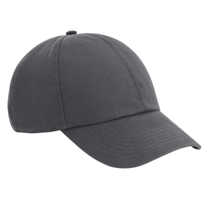 Image of Beechfield Beechfield Men Cotton 6-panel Cap in Mid Grey Mid Grey One Size Male 5063300060698