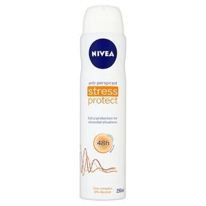 Image of Nivea Stress Protect 48hr Anti-Perspirant Deodorant 250ml