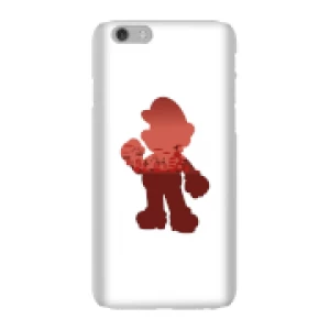 Image of Nintendo Super Mario Mario Silhouette Phone Case - iPhone 6 - Snap Case - Gloss
