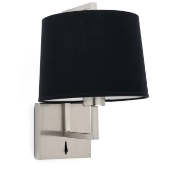 Image of Faro FRAME - Wall Light with Shade Nickel, E27
