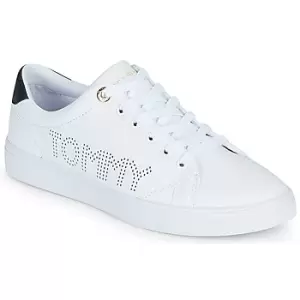 Image of Tommy Hilfiger TH ICONIC CUPSOLE SNEAKER womens Shoes Trainers in White,6,6.5,3.5,4,5,6,6.5,7