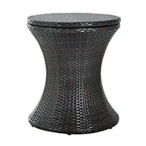 Image of Outsunny Rattan Ice Bucket 867-016BN Brown