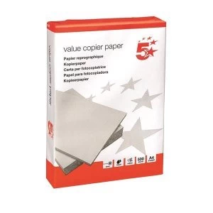 Image of 5 Star Value A4 Paper Ream Wrapped White 240 Reams