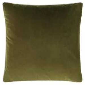 Image of Furn Cohen Velvet Cushion Cover (One Size) (Olive) - Olive